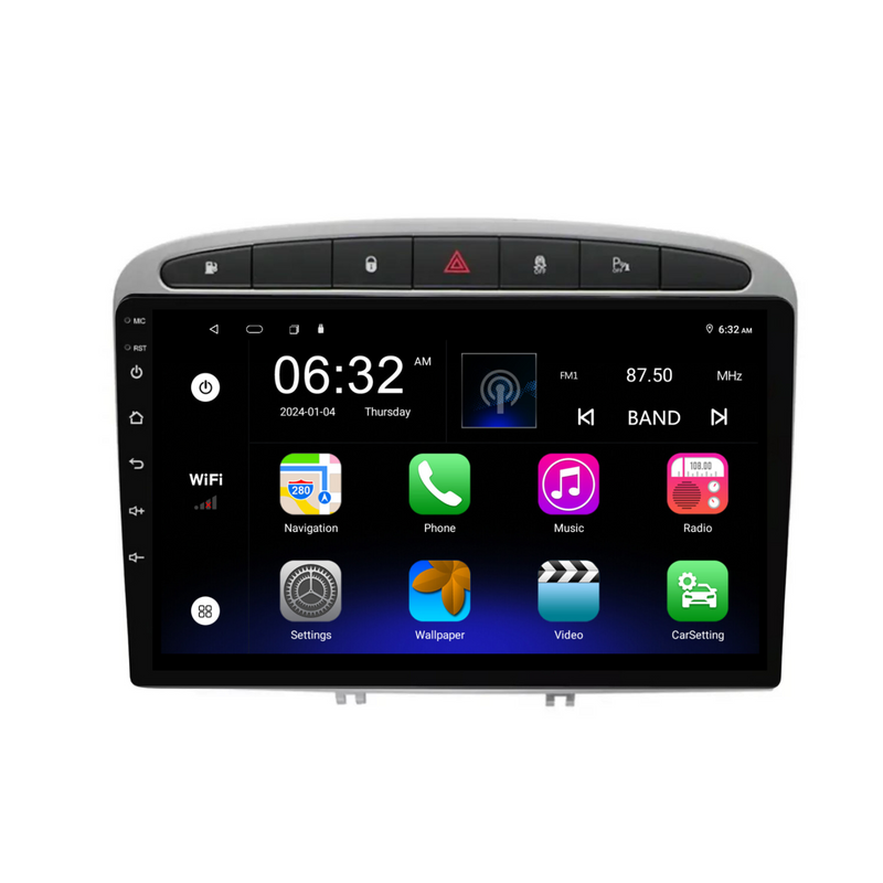 Load image into Gallery viewer, Peugeot 308/408 (2008-2016) Plug & Play Head Unit Upgrade Kit: Car Radio with Wireless & Wired Apple CarPlay & Android Auto