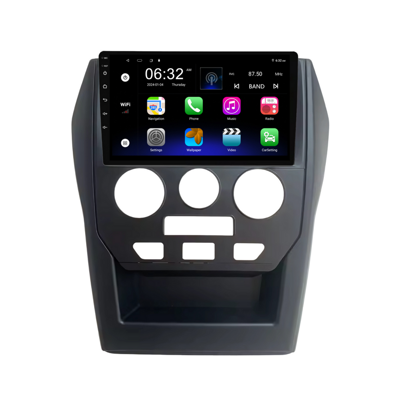 Load image into Gallery viewer, Mahindra Pik-Up / Scorpio (2015-2022) Manual AC Plug & Play Head Unit Upgrade Kit: Car Radio with Wireless & Wired Apple CarPlay & Android Auto