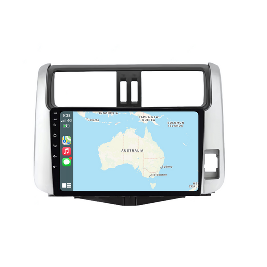Toyota Prado (2010-2013) Plug & Play Head Unit Upgrade Kit: Car Radio with Wireless & Wired Apple CarPlay & Android Auto