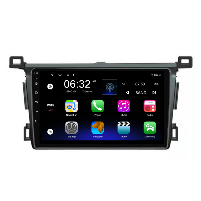 Load image into Gallery viewer, Toyota RAV4 (2013-2018) Plug & Play Head Unit Upgrade Kit: Car Radio with Wireless & Wired Apple CarPlay & Android Auto