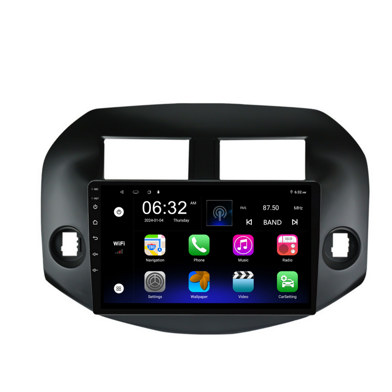 Load image into Gallery viewer, Toyota RAV4 (2007-2011) Plug & Play Head Unit Upgrade Kit: Car Radio with Wireless & Wired Apple CarPlay & Android Auto