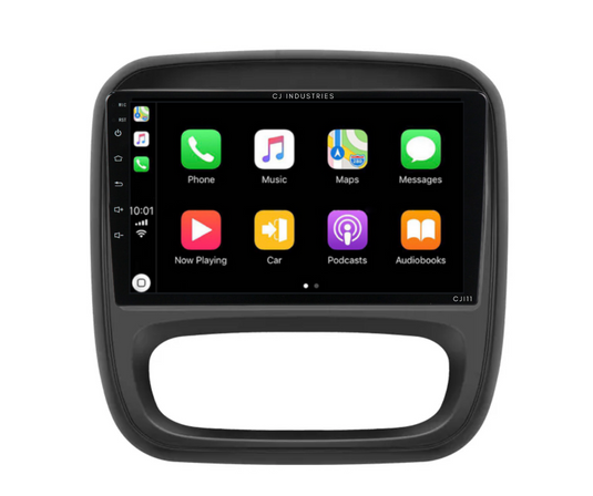 Renault Trafic (2014-2021) Plug & Play Head Unit Upgrade Kit: Car Radio with Wireless & Wired Apple CarPlay & Android Auto
