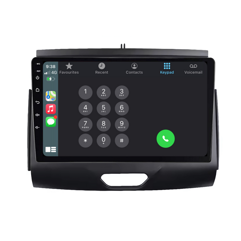 Load image into Gallery viewer, Ford Ranger / Everest BLACK (2015-2020) Plug & Play Head Unit Upgrade Kit: Car Radio with Wireless & Wired Apple CarPlay & Android Auto