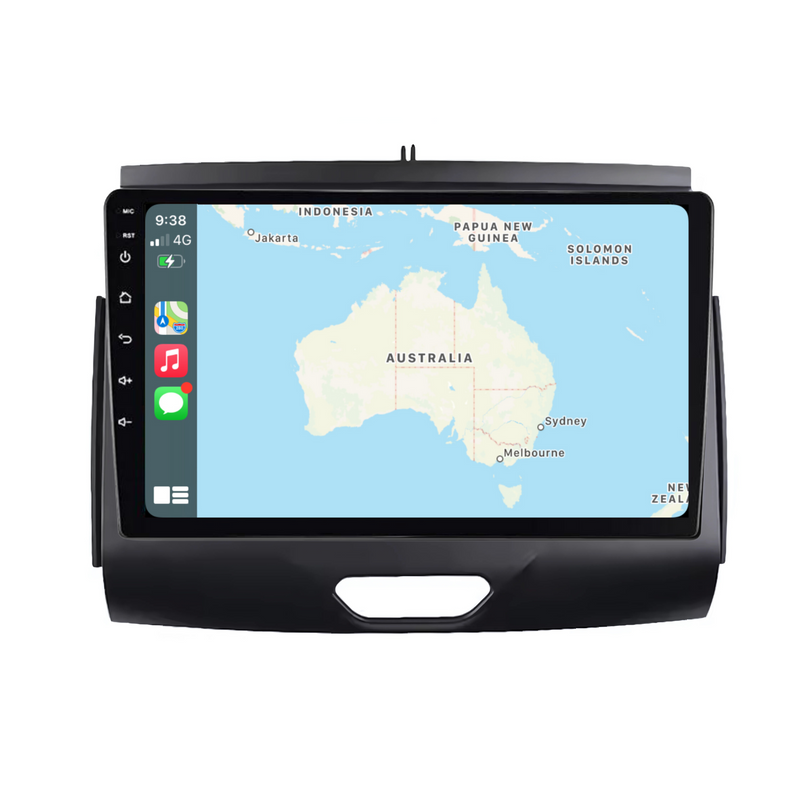 Load image into Gallery viewer, Ford Ranger / Everest BLACK (2015-2020) Plug & Play Head Unit Upgrade Kit: Car Radio with Wireless & Wired Apple CarPlay & Android Auto