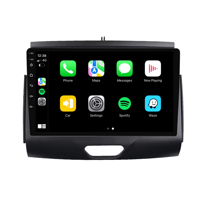 Load image into Gallery viewer, Ford Ranger / Everest BLACK (2015-2020) Plug & Play Head Unit Upgrade Kit: Car Radio with Wireless & Wired Apple CarPlay & Android Auto