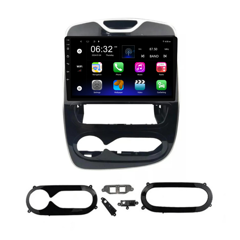 Load image into Gallery viewer, Renault Clio (2017+) Plug & Play Head Unit Upgrade Kit: Car Radio with Wireless & Wired Apple CarPlay & Android Auto