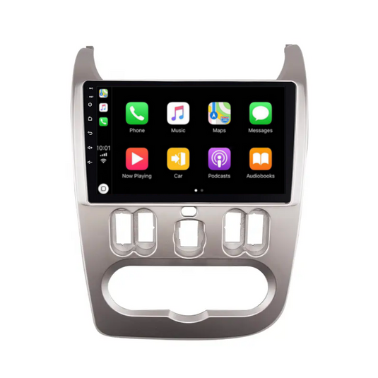 Renault Logan (2010-2013) Plug & Play Head Unit Upgrade Kit: Car Radio with Wireless & Wired Apple CarPlay & Android Auto