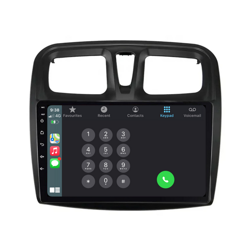 Load image into Gallery viewer, Renault Logan/Sandero (2015-2018) Plug & Play Head Unit Upgrade Kit: Car Radio with Wireless & Wired Apple CarPlay & Android Auto