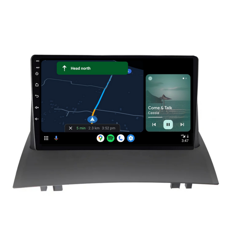 Load image into Gallery viewer, Renault Megane 2 (2004-2008) Plug & Play Head Unit Upgrade Kit: Car Radio with Wireless & Wired Apple CarPlay & Android Auto