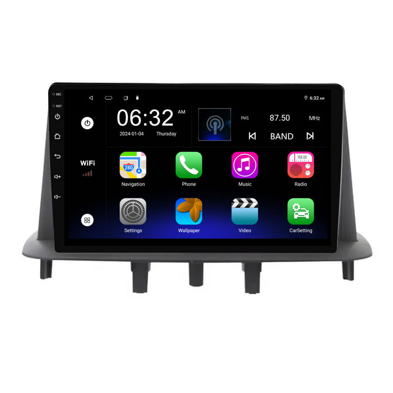 Load image into Gallery viewer, Renault Megane 3 (2009-2014) Plug & Play Head Unit Upgrade Kit: Car Radio with Wireless & Wired Apple CarPlay & Android Auto