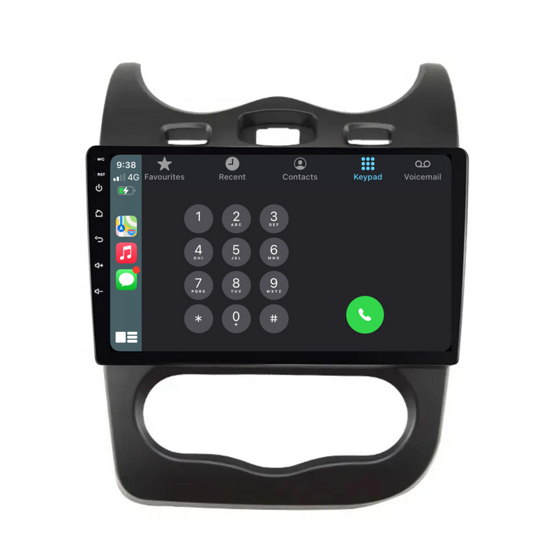 Load image into Gallery viewer, Renault Sandero (2013-2014) Plug & Play Head Unit Upgrade Kit: Car Radio with Wireless & Wired Apple CarPlay & Android Auto