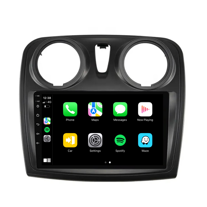 Load image into Gallery viewer, Renault Sandero (2014-2017) Plug & Play Head Unit Upgrade Kit: Car Radio with Wireless & Wired Apple CarPlay & Android Auto
