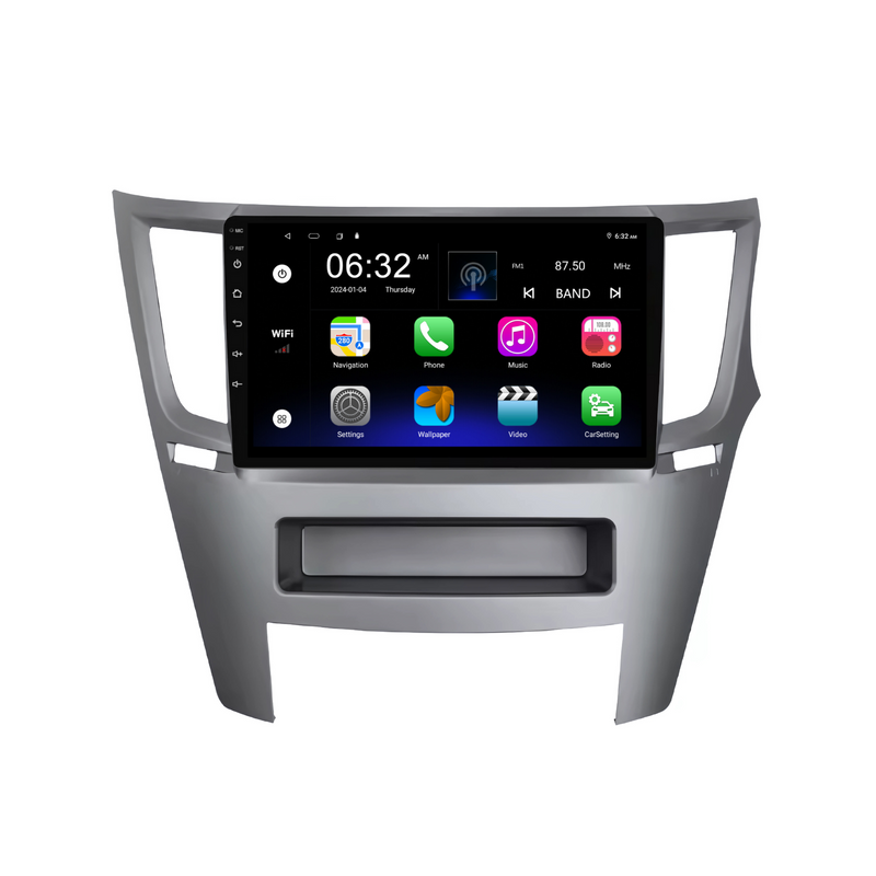 Load image into Gallery viewer, Subaru Outback/Legacy/Liberty (2010-2016) Plug & Play Head Unit Upgrade Kit: Car Radio with Wireless & Wired Apple CarPlay & Android Auto