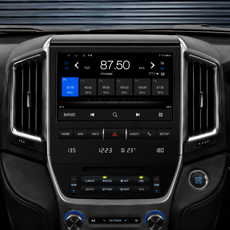 Load image into Gallery viewer, Toyota Landcruiser 200 Series VX & Sahara (2016-2021) Plug & Play Head Unit Upgrade Kit: Car Radio with Wireless & Wired Apple CarPlay & Android Auto