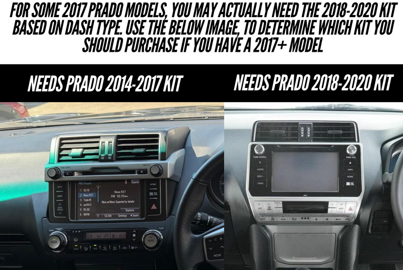 Load image into Gallery viewer, Toyota Prado (2018-2022) Plug & Play Head Unit Upgrade Kit: Car Radio with Wireless & Wired Apple CarPlay & Android Auto