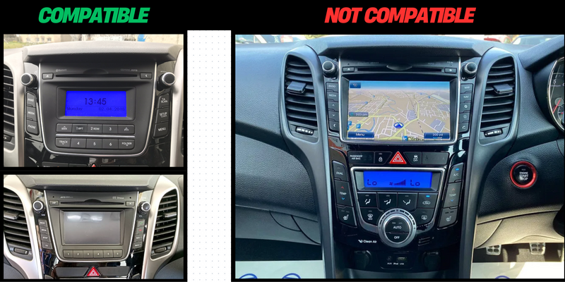 Load image into Gallery viewer, Hyundai i30 (2012-2016) Plug & Play Head Unit Upgrade Kit: Car Radio with Wireless & Wired Apple CarPlay & Android Auto