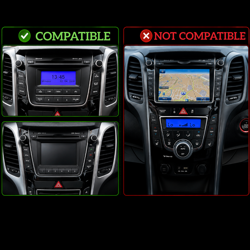 Load image into Gallery viewer, Hyundai i30 (2012-2016) Plug & Play Head Unit Upgrade Kit: Car Radio with Wireless & Wired Apple CarPlay & Android Auto