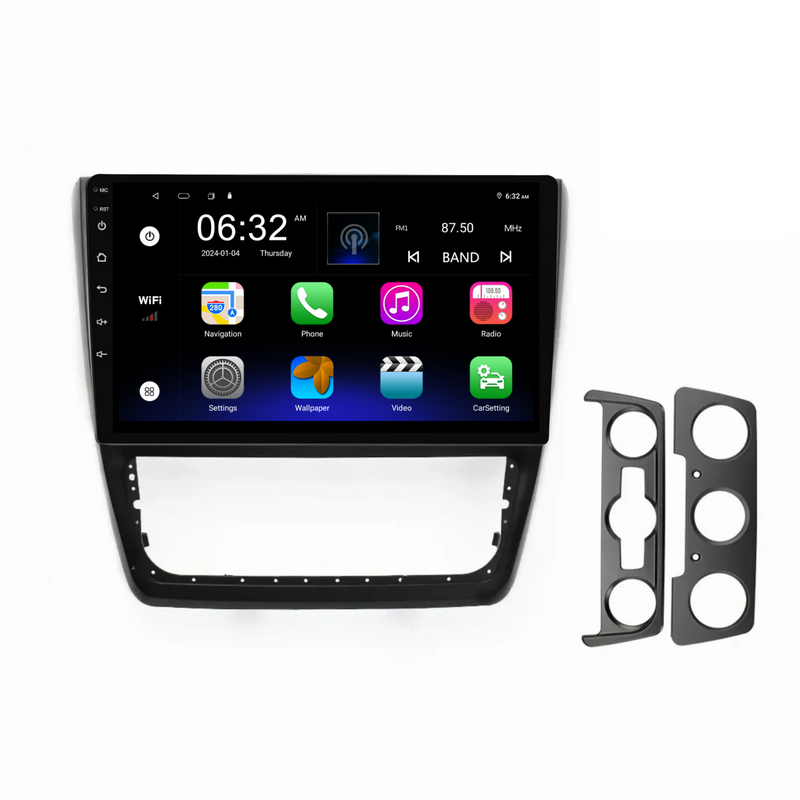 Load image into Gallery viewer, Skoda Yeti (2009-2017) Plug & Play Head Unit Upgrade Kit: Car Radio with Wireless & Wired Apple CarPlay & Android Auto