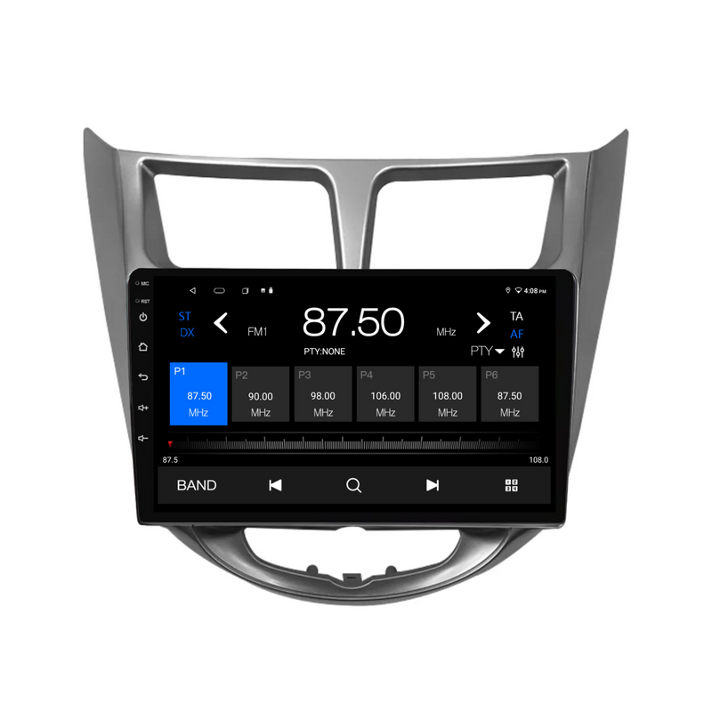 Load image into Gallery viewer, Hyundai Solaris/Accent AUTO AC (2010-2016) Plug & Play Head Unit Upgrade Kit: Car Radio with Wireless & Wired Apple CarPlay & Android Auto