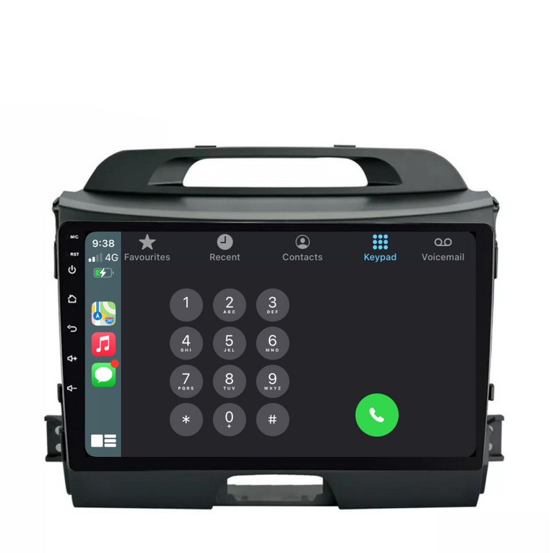 Load image into Gallery viewer, Kia Sportage (2011-2017) Plug & Play Head Unit Upgrade Kit: Car Radio with Wireless & Wired Apple CarPlay & Android Auto