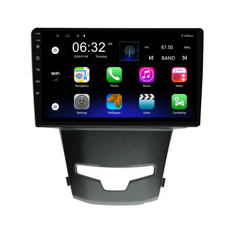 Load image into Gallery viewer, Ssangyong Korando / Actyon (2014-2016) Plug & Play Head Unit Upgrade Kit: Car Radio with Wireless & Wired Apple CarPlay & Android Auto