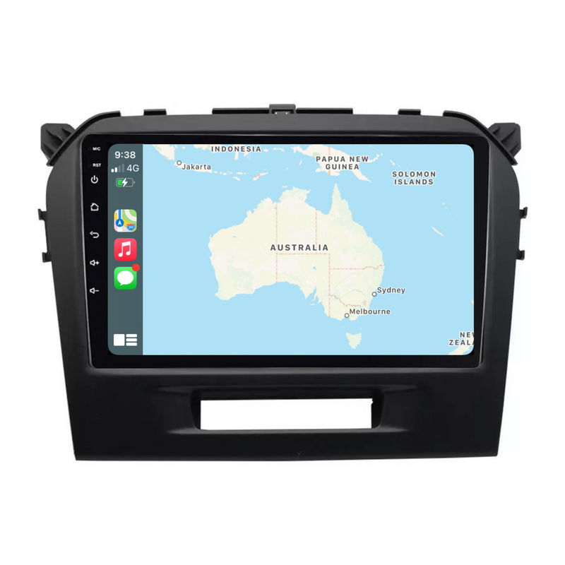 Load image into Gallery viewer, Suzuki Vitara BLACK (2014-2020) Plug & Play Head Unit Upgrade Kit: Car Radio with Wireless & Wired Apple CarPlay & Android Auto