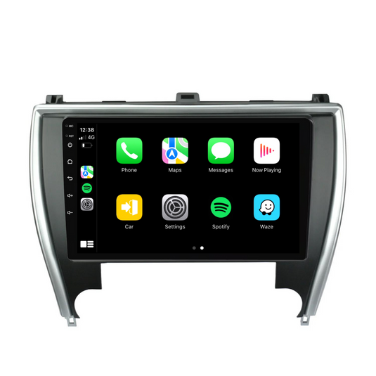 Toyota Camry SA/MEA (2015-2017) Plug & Play Head Unit Upgrade Kit: Car Radio with Wireless & Wired Apple CarPlay & Android Auto