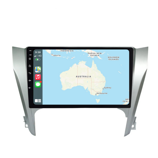 Toyota Camry (2012-2014) Plug & Play Head Unit Upgrade Kit: Car Radio with Wireless & Wired Apple CarPlay & Android Auto