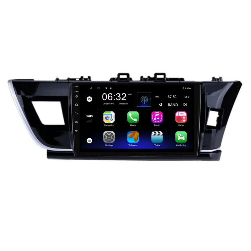 Load image into Gallery viewer, Toyota Corolla Hatch (2012-2015) Plug & Play Head Unit Upgrade Kit: Car Radio with Wireless & Wired Apple CarPlay & Android Auto