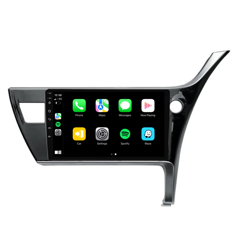 Load image into Gallery viewer, Toyota Corolla Sedan (2017-2019) Plug & Play Head Unit Upgrade Kit: Car Radio with Wireless & Wired Apple CarPlay & Android Auto