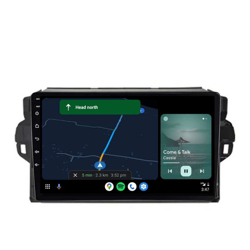 Load image into Gallery viewer, Toyota Fortuner (2021-2024) Plug & Play Head Unit Upgrade Kit: Car Radio with Wireless & Wired Apple CarPlay & Android Auto