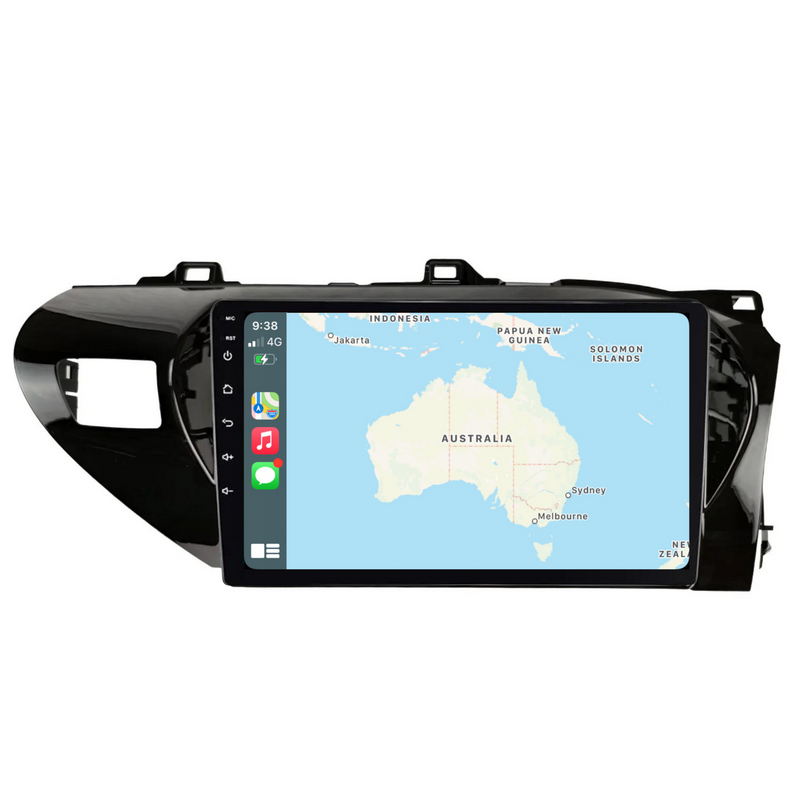 Load image into Gallery viewer, Toyota Hilux N80 / SR5 / GR SPORT (2023/2024) Plug & Play Head Unit Upgrade Kit: Car Radio with Wireless & Wired Apple CarPlay & Android Auto