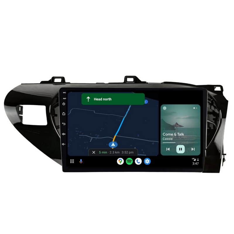 Load image into Gallery viewer, Toyota Hilux N80 / SR5 / GR SPORT (2023/2024) Plug & Play Head Unit Upgrade Kit: Car Radio with Wireless & Wired Apple CarPlay & Android Auto