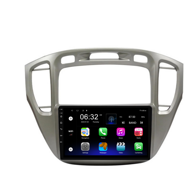 Load image into Gallery viewer, Toyota Kluger (2001-2007) Plug & Play Head Unit Upgrade Kit: Car Radio with Wireless & Wired Apple CarPlay & Android Auto
