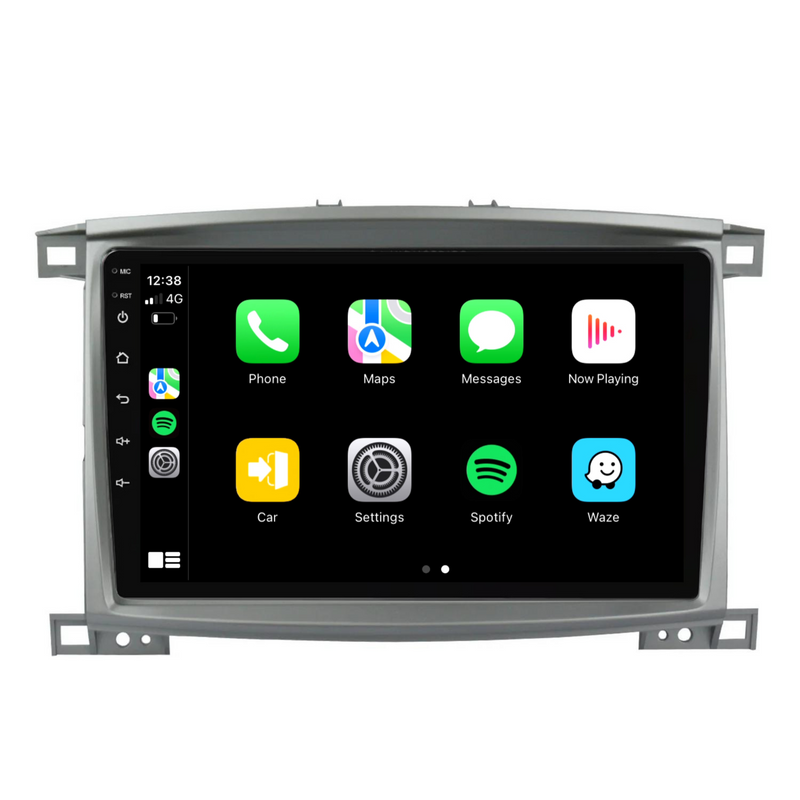 Load image into Gallery viewer, Toyota Landcruiser 100 Series SAHARA 10" (2002-2007) Plug & Play Head Unit Upgrade Kit: Car Radio with Wireless & Wired Apple CarPlay & Android Auto
