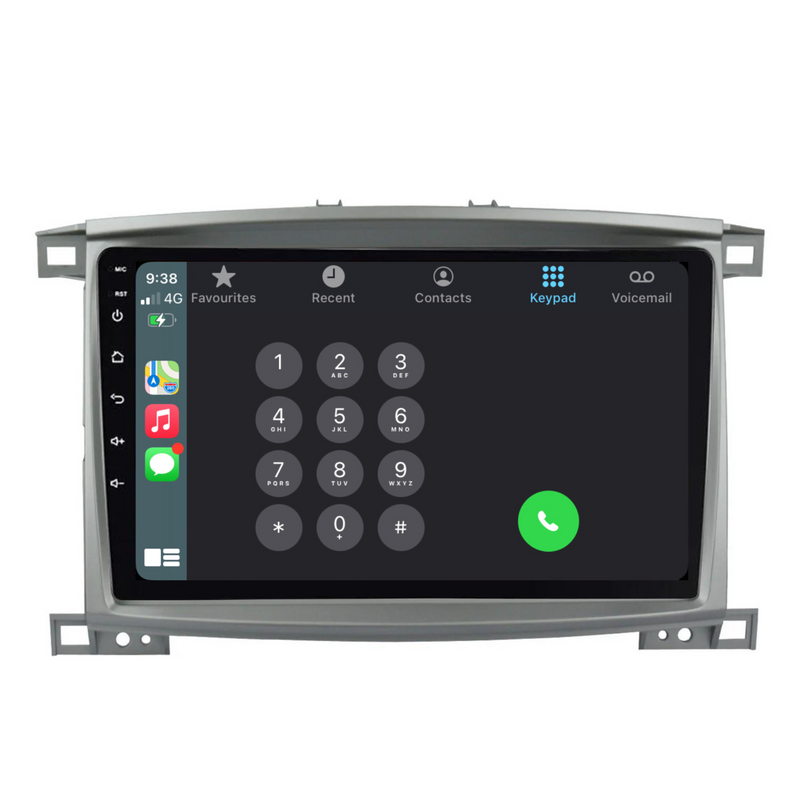 Load image into Gallery viewer, Toyota Landcruiser 100 Series SAHARA 10" (2002-2007) Plug & Play Head Unit Upgrade Kit: Car Radio with Wireless & Wired Apple CarPlay & Android Auto