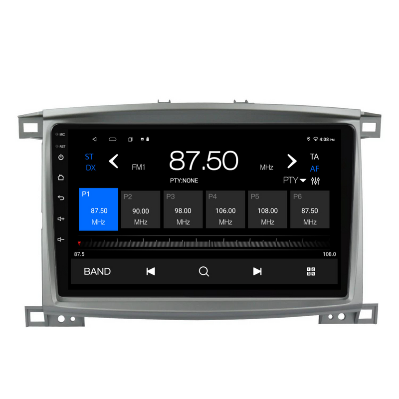 Load image into Gallery viewer, Toyota Landcruiser 100 Series SAHARA 10" (2002-2007) Plug & Play Head Unit Upgrade Kit: Car Radio with Wireless & Wired Apple CarPlay & Android Auto