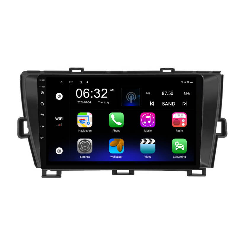 Load image into Gallery viewer, Toyota Prius (2010-2015) Plug & Play Head Unit Upgrade Kit: Car Radio with Wireless & Wired Apple CarPlay & Android Auto
