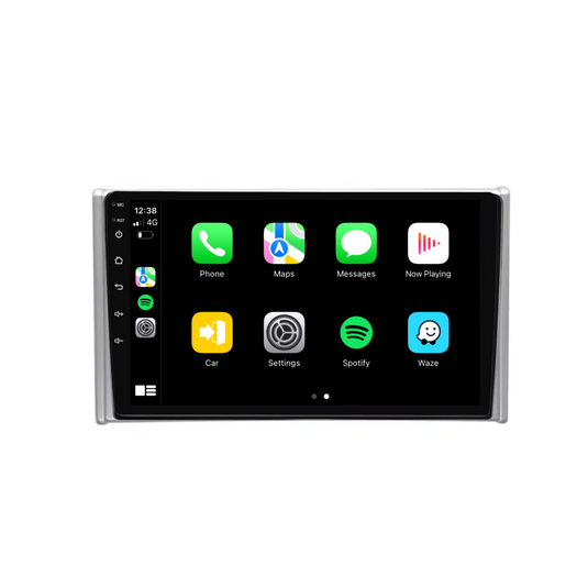 Toyota RAV4 (2019-2020) Plug & Play Head Unit Upgrade Kit: Car Radio with Wireless & Wired Apple CarPlay & Android Auto