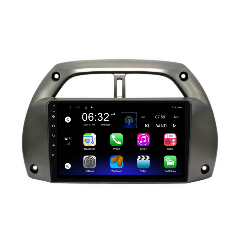 Load image into Gallery viewer, Toyota RAV4 (2001-2006) Plug & Play Head Unit Upgrade Kit: Car Radio with Wireless & Wired Apple CarPlay & Android Auto