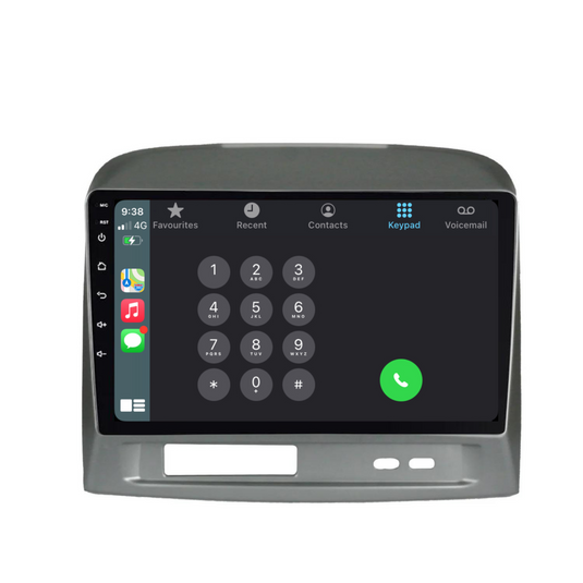 Toyota Yaris (2004-2008) Plug & Play Head Unit Upgrade Kit: Car Radio with Wireless & Wired Apple CarPlay & Android Auto