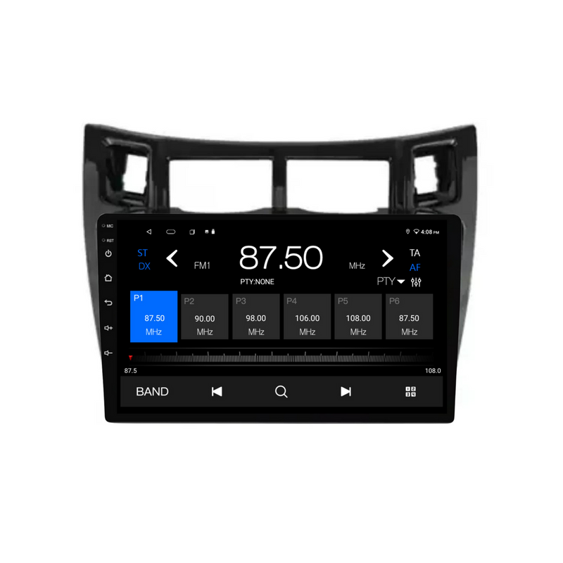 Load image into Gallery viewer, Toyota Yaris (2005-2011 Black) - Plug & Play Head Unit Upgrade Kit: Car Radio with Wireless & Wired Apple CarPlay & Android Auto