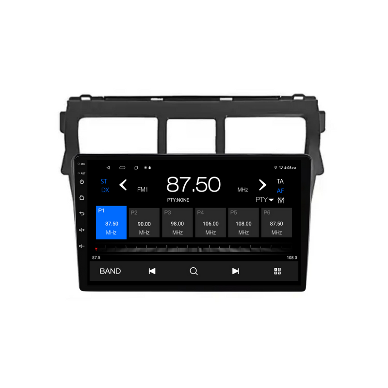 Load image into Gallery viewer, Toyota Yaris (2008-2012 Black) - Plug & Play Head Unit Upgrade Kit: Car Radio with Wireless & Wired Apple CarPlay & Android Auto