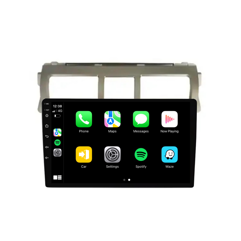 Load image into Gallery viewer, Toyota Yaris (2008-2012 Silver) - Plug & Play Head Unit Upgrade Kit: Car Radio with Wireless & Wired Apple CarPlay & Android Auto
