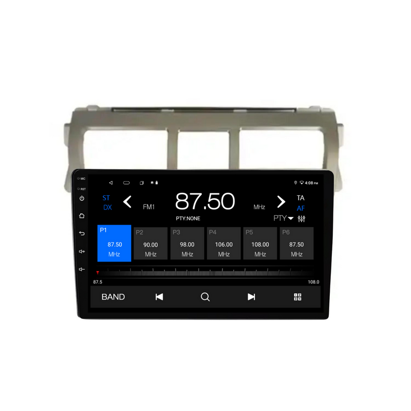 Load image into Gallery viewer, Toyota Yaris (2008-2012 Silver) - Plug & Play Head Unit Upgrade Kit: Car Radio with Wireless & Wired Apple CarPlay & Android Auto