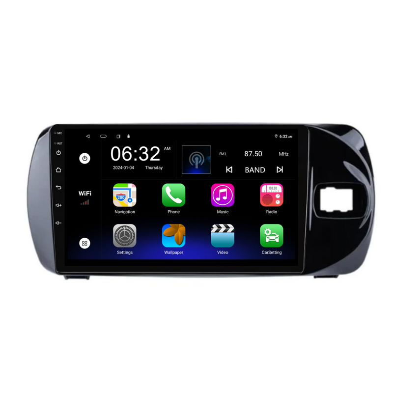 Load image into Gallery viewer, Toyota Yaris (2016-2020) Plug & Play Head Unit Upgrade Kit: Car Radio with Wireless & Wired Apple CarPlay & Android Auto