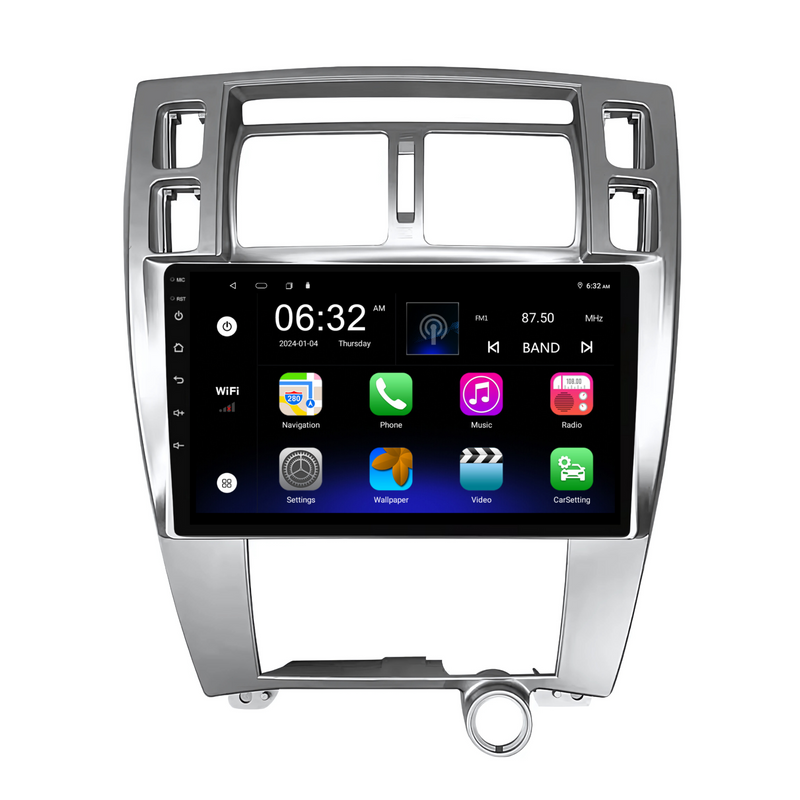 Load image into Gallery viewer, Hyundai Tucson (2006-2013) Plug & Play Head Unit Upgrade Kit: Car Radio with Wireless & Wired Apple CarPlay & Android Auto