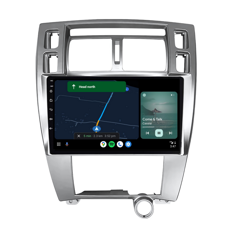 Load image into Gallery viewer, Hyundai Tucson (2006-2013) Plug & Play Head Unit Upgrade Kit: Car Radio with Wireless & Wired Apple CarPlay & Android Auto