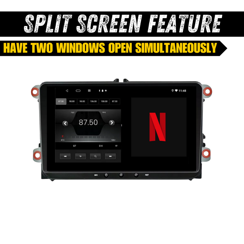 Load image into Gallery viewer, Volkswagen Universal Head Unit (Plug & Play) - Wireless CarPlay / Android Auto Car Radio Upgrade Kit