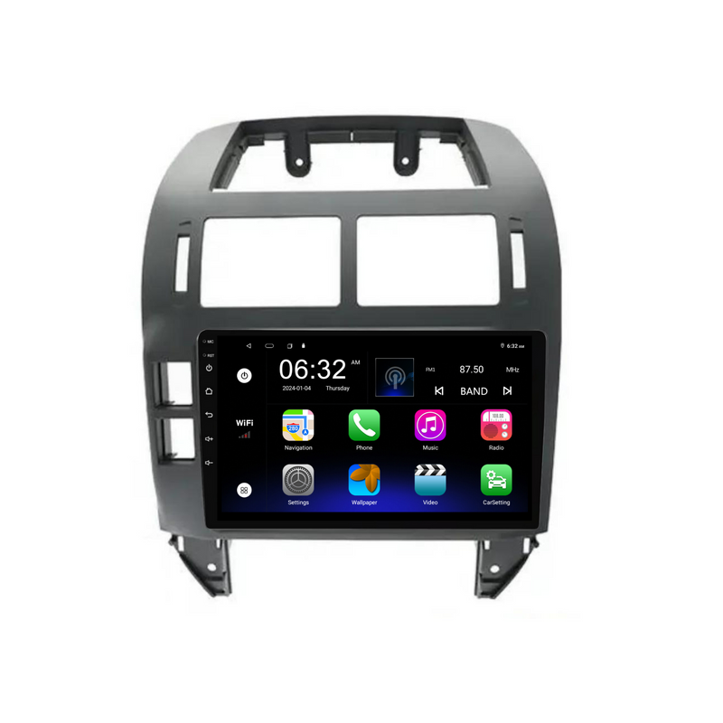 Load image into Gallery viewer, Volkswagen Polo (2004-2011) Plug & Play Head Unit Upgrade Kit: Car Radio with Wireless & Wired Apple CarPlay & Android Auto